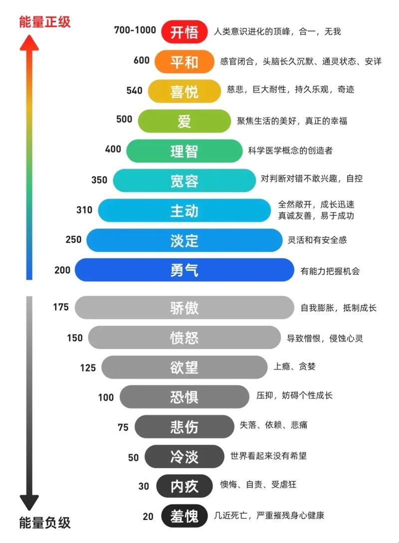 霍金斯能量层级，扯淡还是高深？