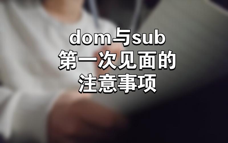 dom魔咒下的奇幻人生：笑谈sub的荒唐日常