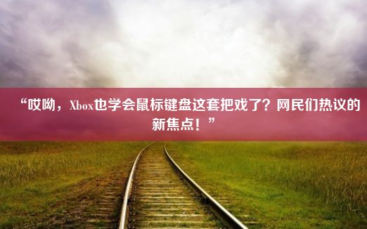 “哎呦，Xbox也学会鼠标键盘这套把戏了？网民们热议的新焦点！”